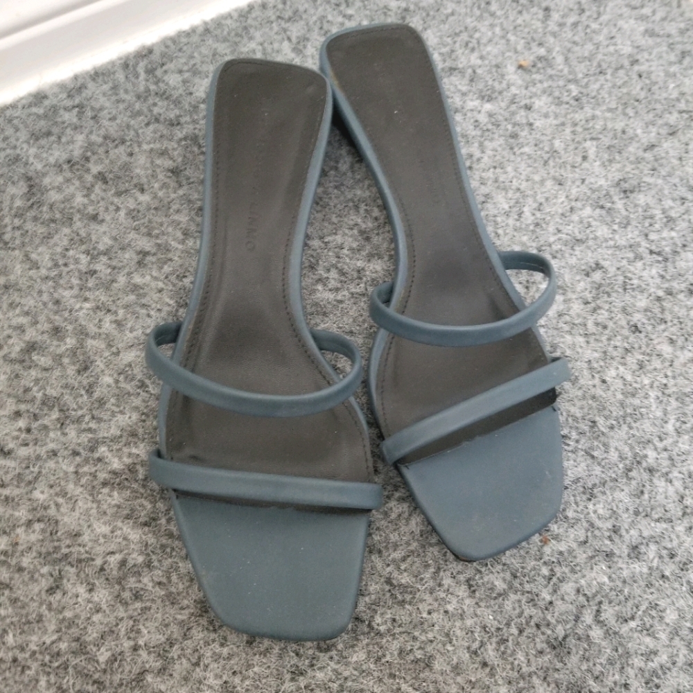 Used blue sandals